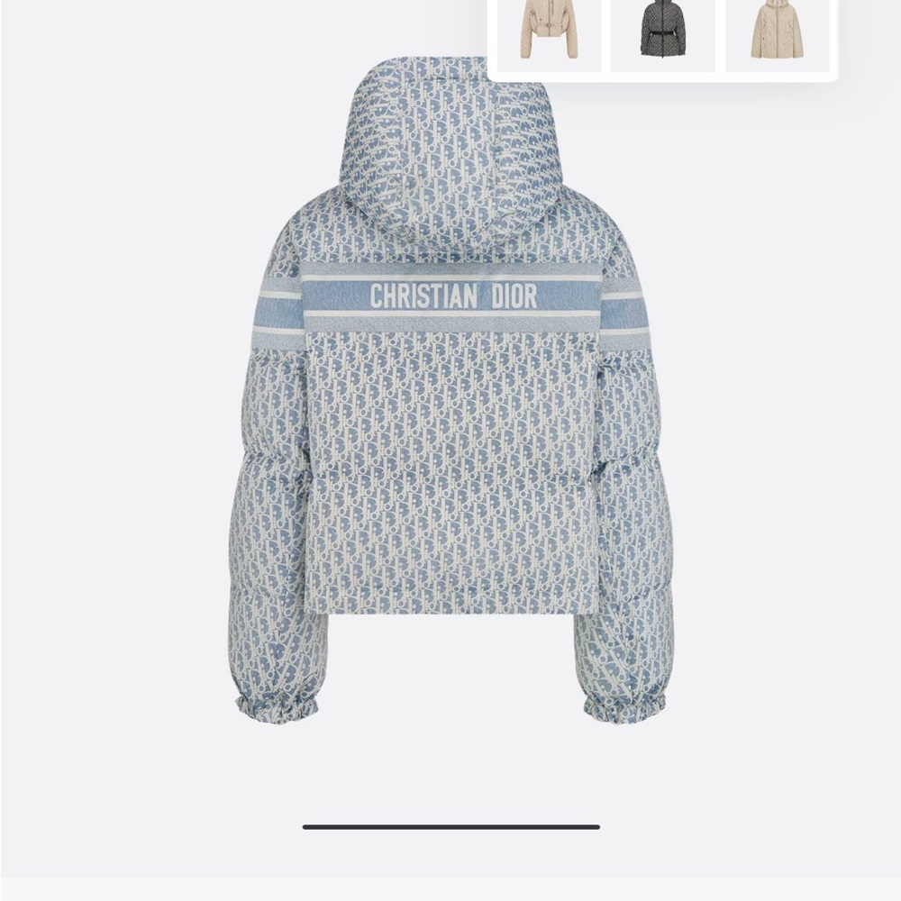 Christian Dior DiorAlps Cropped Puffer Jacket with Hood
